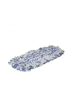Flat mop MF heavy duty blue for velcro frame 24cm, 5pcs
