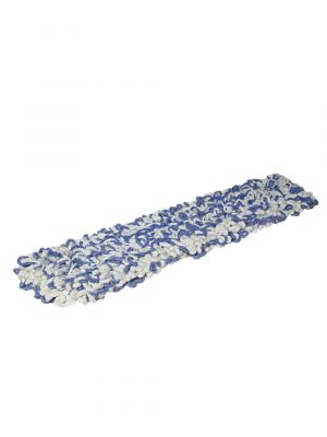 Flat mop MF heavy duty blue for velcro frame 41cm, 5pcs