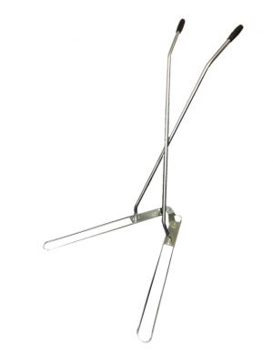 V-sweeper frame for 2x100cm sleeves