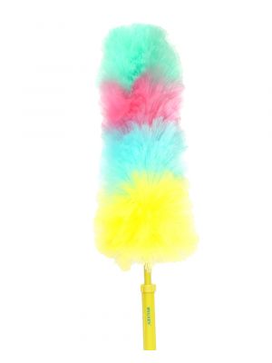 HYGYEN feather duster rainbow with telescopic handle 114cm 24pcs