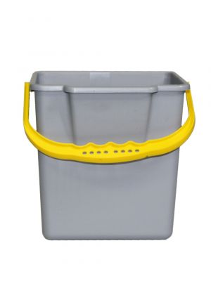 Bucket 6L grey/yellow