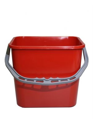 Bucket 12 L red