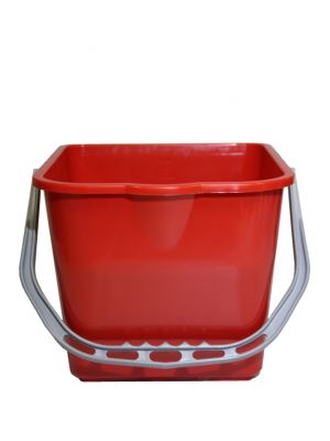 Bucket 17 L red