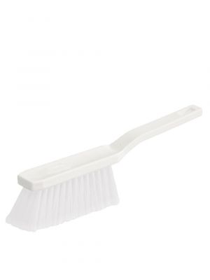 Banister brush hygienic flagged PBT white 10pcs