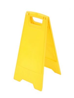Safety floor sign yellow, no print (10pcs)