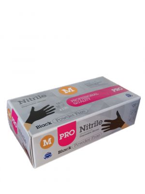 Nitrile PRO 5.0G zwart (M) 10x100st