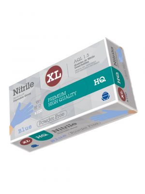 Glove nitrile HQ 6.0gr blue (XL) 10x100pcs