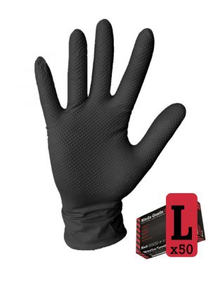 Nitrile Gentle Grip 8.4G zwart (L) 10x50st