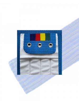 HYGYEN 2T MF mop blue pockets/wings 3 rings, for frame 40cm (5pcs)