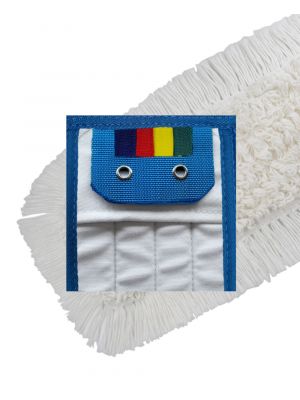 HYGYEN Cotton wet mop pocket/wings 2 rings 50cm (50st)