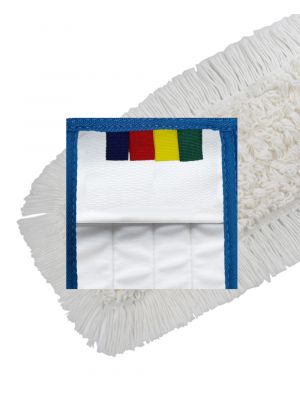 HYGYEN Cotton wet mop pockets 50cm, vlakmop katoen
