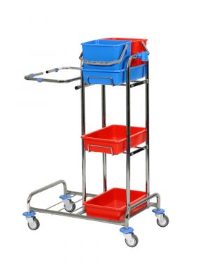 Schoonmaakwagen RVS  J1