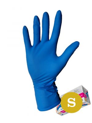 Nitrile PRO long cuff 8.8G blauw (S) 10x100st