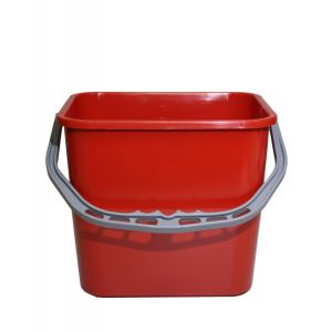 Bucket 12 L red