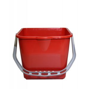 Bucket 17 L red