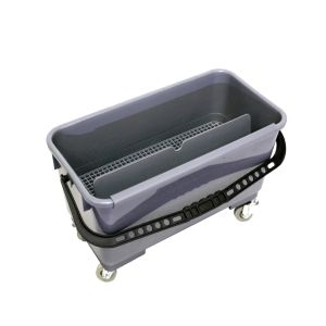 Bucket on wheels with grit guard and T bar holder 5pcs