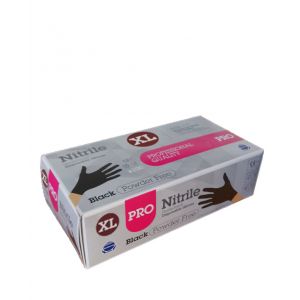 Nitrile PRO 5.0G zwart (XL) 10x100st