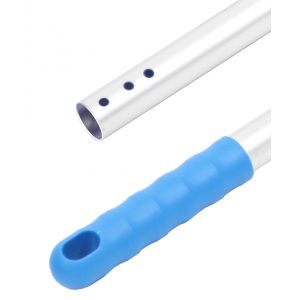 Handle aluminium Ø 23.5mm 140cm grip blue 3 holes 25pcs