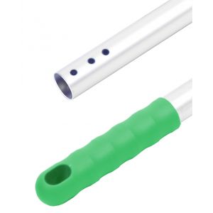 Handle aluminium Ø 23.5mm 140cm grip green 3 holes 25pcs
