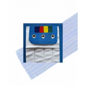 HYGYEN 2T MF mop blue pockets/wings 3 rings, for frame 40cm (5pcs)