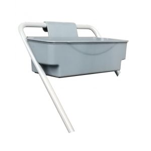 Tool tray for mop trolleys, grey
