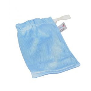 Blue microfiber glass cleaning mitts 10pcs