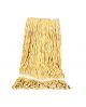 Kentucky mop cotton 450gr, band/looped, yellow/white