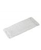 Microfibre flat mop white, wings 2 rings for frame 40cm