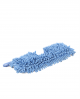 Vlakmop Duplex microvezel blauw, voor Duplex frame 30cm