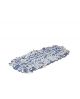 Flat mop MF heavy duty blue for velcro frame 24cm, 5pcs