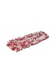Flat mop MF heavy duty red for velcro frame 24cm, 5pcs