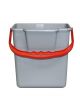 Bucket 6L grey/red