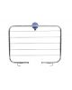Waste bag support with wheel, chrome for J2