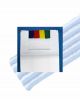 HYGYEN 3T MF scrubmop blue pockets & speed-wings frame 40cm (5pcs)