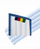 HYGYEN 3T MF scrub mop blue, for velcro frame 41cm (5pcs)