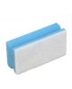 Schuurspons blauw met handgreep en witte pad