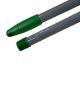 Grey coated metal handle with german threaded fitting