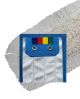 Vlakmop katoen wings blauw 2 rings voor houder 40cm