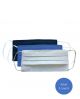 Washable non medical protective mask, 2 layers 100% Oeko-tex cotton, blue (adults)