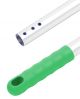 Steel aluminium Ø 23.5mm 140cm grip groen 3 gaten 25st