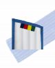 HYGYEN 2T MF vlakmop blauw, voor velcro-houder 24cm (5st)
