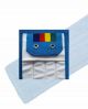 HYGYEN MF vlakmop blauw, pockets/wings 2 rings, voor houder 40cm