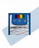 HYGYEN MF vlakmop blauw, pockets/wings 3 rings, voor houder 40cm