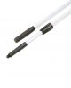 Telescopic aluminium handle with cone and american thread, 2x150cm