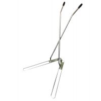 V-sweeper frame for 2x100cm sleeves
