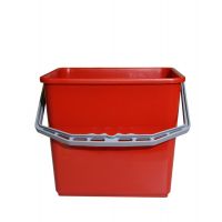 Bucket 6 L red