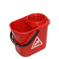 Socket mop bucket 14 L with sieve red 10pcs