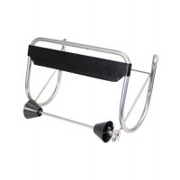 Paper roll dispenser for industrial cleaning trolley