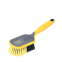Handheld work brush with soft edges and grip, medium PBT