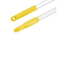 Hygienic aluminium handle with yellow grip